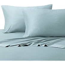 Silky-Soft Viscose from Bamboo-Cotton Hybrid, Twin Extra Long XL 3PC Bed Sheets Set, Blue