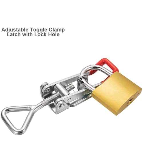 Clip de serrage à bascule robuste capacité 300 kg en métal traité pour coffre - 6