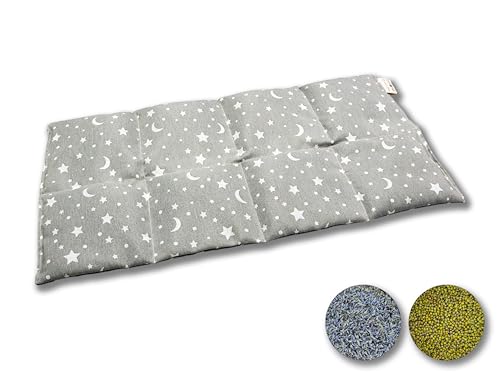 TERMOSAK Natural Thermal Pillow, with Green Soy and Lavender Seeds, 55x30, Microwave/Freezer Heat Pack, Heat/Cold Heat Pad, Very Resistant. (013, 55x30)