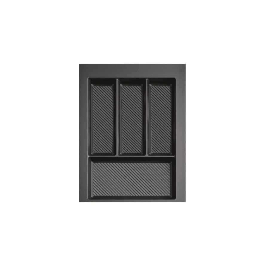 MAX - new, sturdy cutlery tray - allows the cutting of edges - size: 400mm-900mm, graphite (290mm-350mm x 490mm (400mm cabinet))
