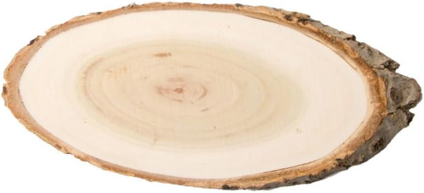 Oval Pine Wooden Hanging Board 5 Pcs for Cafes Restaurants