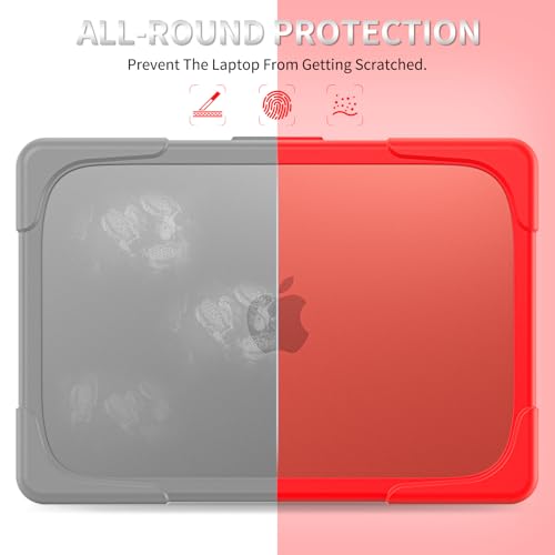 Protección MacBook Neo 13 A18 Pro translúcida mate con elevación ergonómica 6