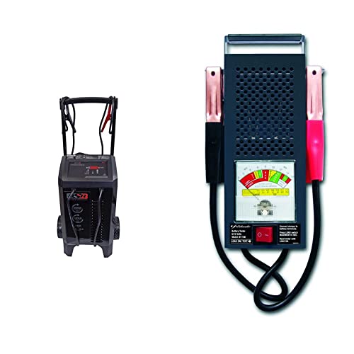 Schumacher DSR131 DSR ProSeries 250 Amp(12V) 125 Amp(6V) 50 Amp 6V/12V Fully Automatic Pro Smart Battery Charger with Engine Starter & BT-100 Battery Load Tester and Voltmeter - 100 Amp