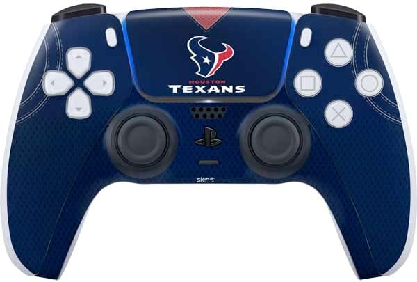Skinit Decal Gaming Skin Compatible with PS5 Controller - Officially Licensed NFL Houston Texans Design