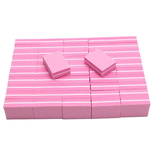 lavmswa-Nail-Files-Bufers-100Pcs-Mini-Nail-File-Nail-Buffer-Blocks-Pink-Sponge-Nail-Polishing-Sanding-Buffer-Portable-Small-Files-Sandpaper-Tools