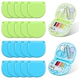 20 Pack Mini Travel Sewing Kit Bulk, Portable Sewing Tools, DIY Sewing Supplies, Beginner Emergency Sewing Repair Kit with Threads Scissors Hand Sewing Needles for Beginner Traveler Hotel Charity Home