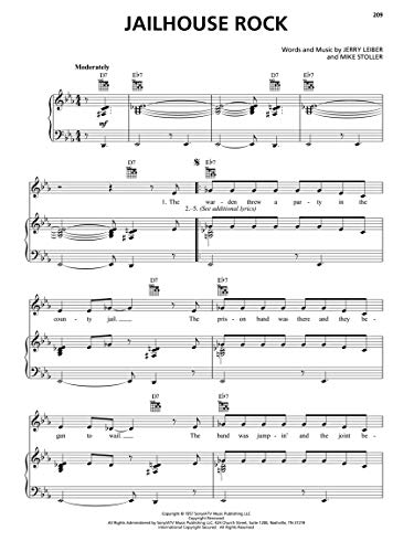 The Great American Songbook - Pop/Rock Era | Piano Vocal Guitar Sheet Music Book | 100 Iconic Songs with Lyrics and Chords | Classic Rock and Pop Songbook for Musicians and Music Teacher Resource - Image 8