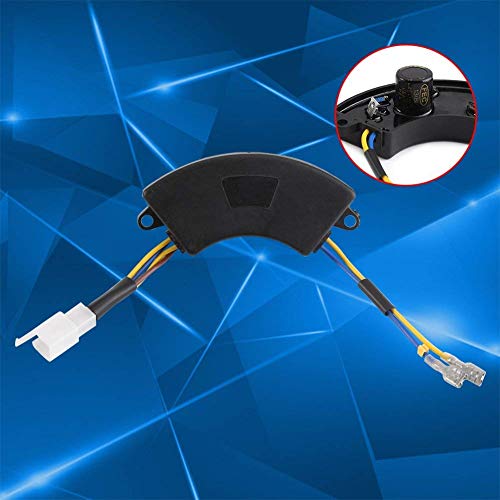 Arc-Shaped 250V 220Μf Automatic Voltage Regulator Avr For 2Kw-3Kw 168F Gasoline Electric Generator Black #TOP7
