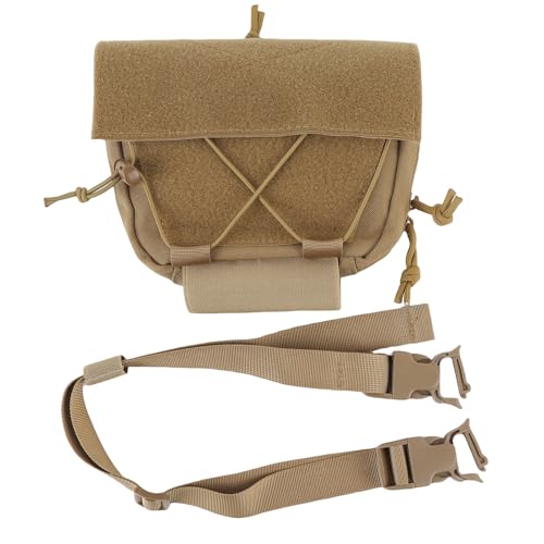 Sac de taille pour outils tactique en tissu Oxford noir avec sangle