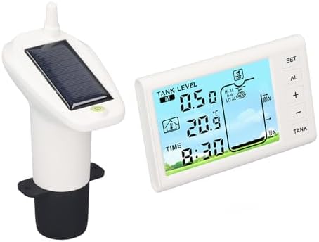 Ultrasonic Level Sensor Meter Indicator Water Tank Liquid Depth Electronic Digital Display Receiver Transmitter