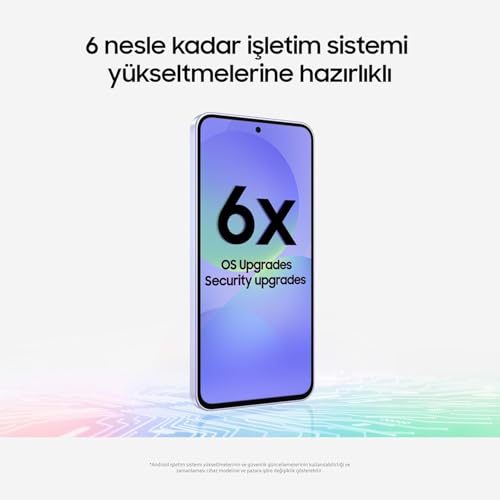 Samsung Galaxy A36 5G, Android Akıllı Telefon, 128GB Depolama, 8GB RAM, Siyah, 6x İşletim Sistemi Yükseltmesi, Büyük Ekran, Sekiz Çekirdekli İşlemci (Siyah)