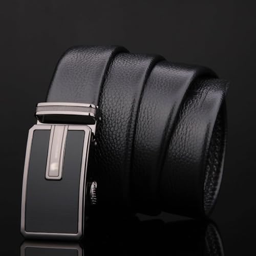Sress Belts Genuine Leather Business Belt Men Leather Belt with Automatic Buckle Belt for Man Casual Belts3