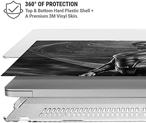 Skinit Case + Skin Compatible with MacBook Air 13in M1 (2021) - Officially Licensed Warner Bros Superman Justice League Design