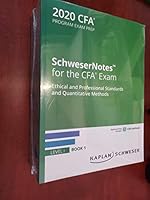 2020 CFA Level 1 Kaplan Schweser Notes: Books 1-5, Practice Exam Vol 1-2, QuickSheet 1475495064 Book Cover