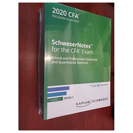 020 CFA Level 1 Kaplan Schweser Notes: Books 1-5, Practice Exam Vol 1-2
