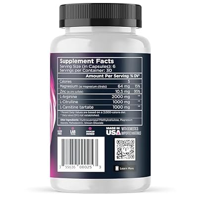 Promescent VitaFLUX Women's Nitric Oxide Booster Supplement + Flushable Wipes for Adults, Personal Cleansing Hygienic Wet Wipes for Men and Feminine Use