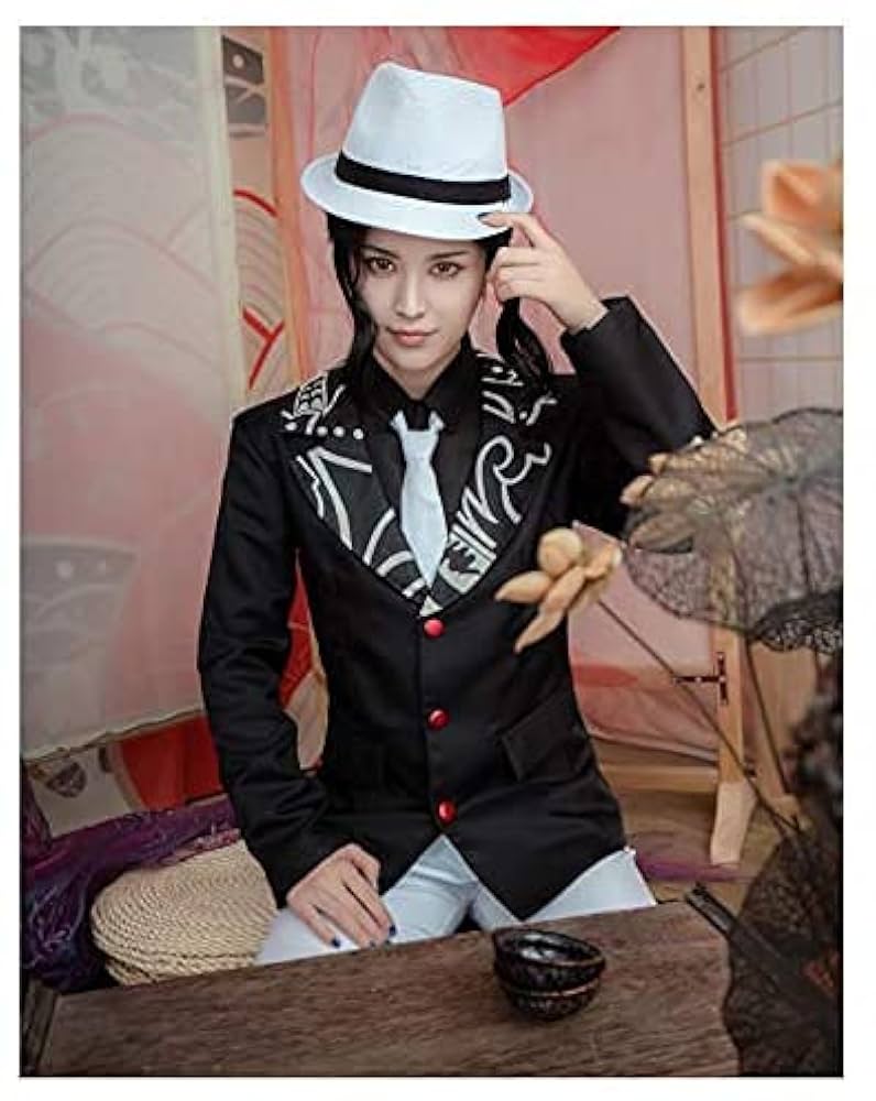 鬼滅の刃　鬼舞辻無惨　スーツ　コスプレ　衣装 Amazon.co.jp: [canghai] 鬼滅の刃 鬼舞辻無惨 コスプレ衣装