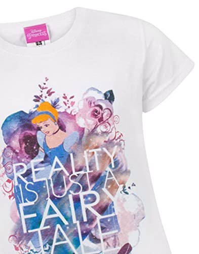 Disney Cinderella T- Shirt Girls Kids Fairy Tale Princess Short Sleeve Top4