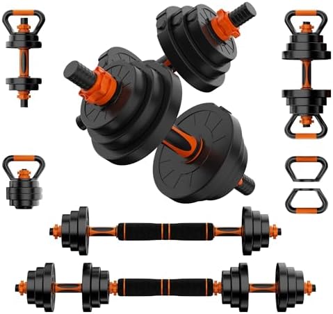 VTORY Adjustable Weights Dumbbell Set, 20/70/90lbs Free Weights S...