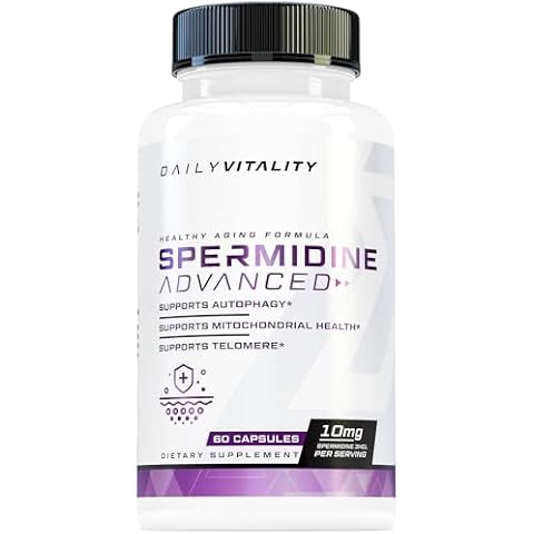 Cutler Nutrition Advanced High Absorption Spermidine Supplement 99% Standardized Spermidine Supplement for Men & Women for Enhanced Longevity Heart Health Telomere and Brain Support (60 Servings) Cover