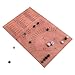 Phefop Wooden Baseball Dice Board Game, Baseball Simulator for Adults with Marbles and Dice, Suitable for All Ages