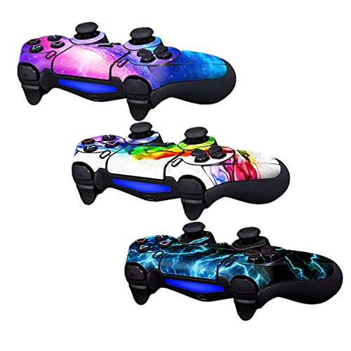 Image of Skin for Ps4 Controller, 3pcs Whole Body Vinyl Decal Cover Sticker for Playstation 4 Controller(PS4 controller #11)