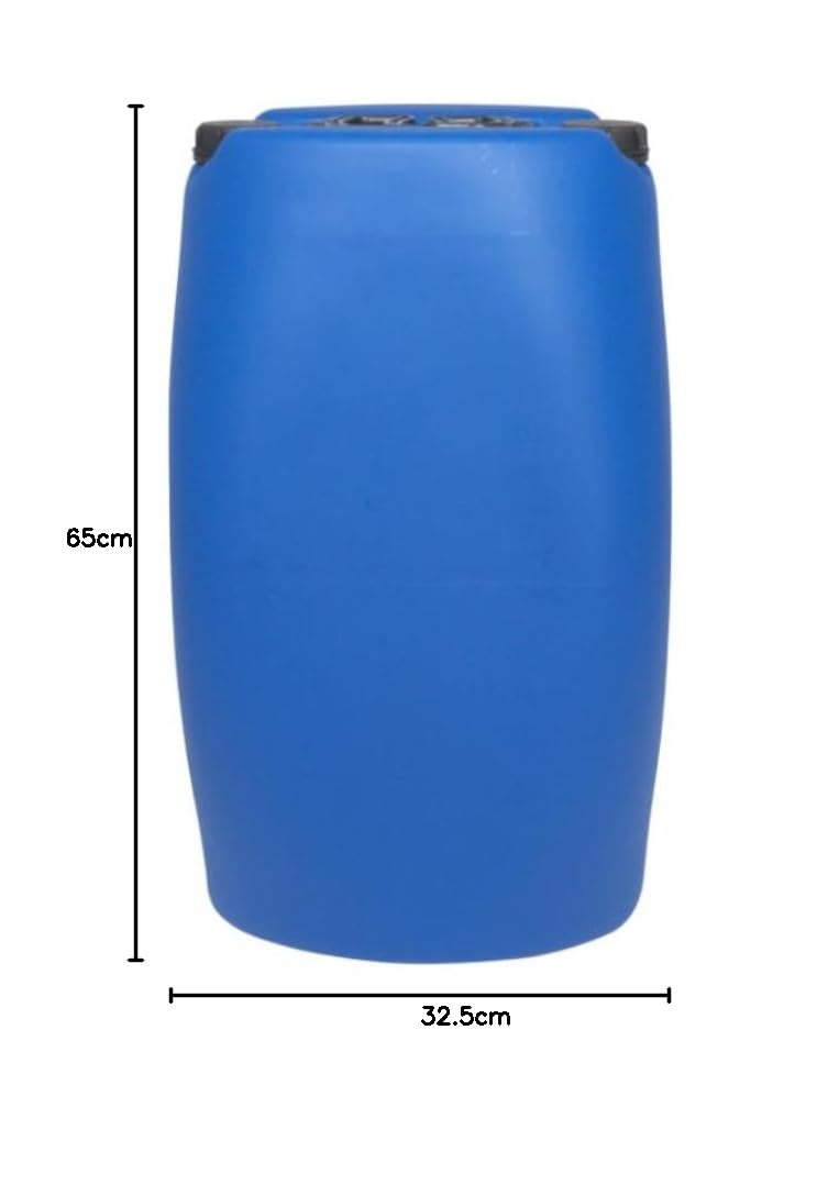 Jerrycanshop Bidón Apilable 25 Litros ONU – Plástico HDPE Natural Para Agua, Combustible O Gasolina (Certificado Alimenticio Y Sin BPA)