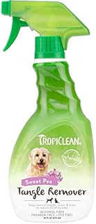 TropiClean Sweet Pea Tangle Remover Spray for Pets, 16oz - Detangler for Pets