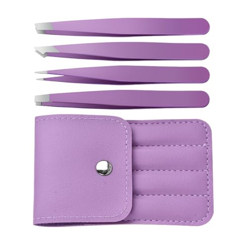 Pinza para clústeres de pestañas | Aplicador de punta fina y biselada - Pinza de extensión de pestañas para hombre y mujer | Para pelos encarnados, uso doméstico y salón