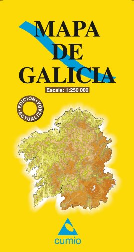 Mapa de Galicia: Escala 1:250.000 (Cartografía)