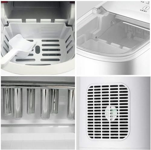 Máquina para hacer hielo 15kg en 24h con panel LED miniatura 2