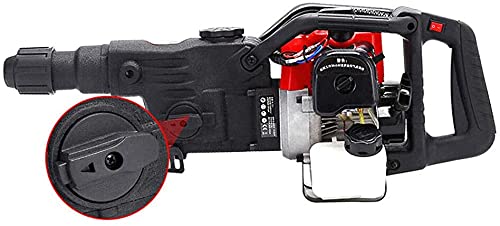 3 in1 multifunction gasoline demolition hammer,32.7CC Jack Hammer Gasoline Demolition Concrete Breaker Punch Chisel Bit 2Stroke Rotary Hammers