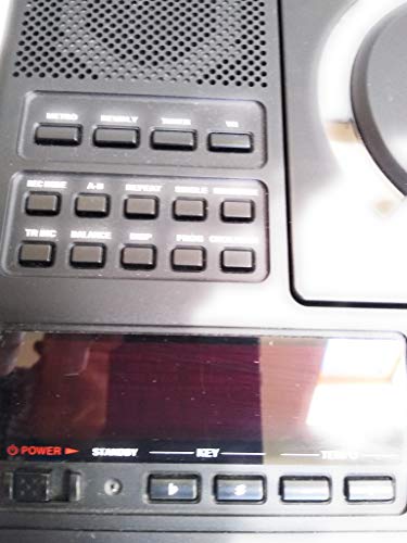 Superscope PSD340 Black CD Player with Pitch and Speed Control, CD-R/RW Compatible, 2 Channels, Compatible with Speaker and Headphone