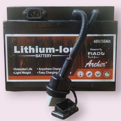 PROSSPA 48V Lithium-Ion (NMC) Battery – 13S Lightweight, Long-Lasting Battery Pack for Electric Vehicles (1, 48V/50Ah) | 1-Year Warranty