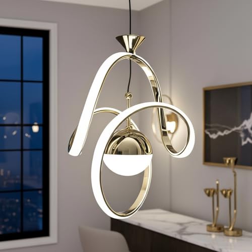 Image of BrightLyt LED Hanging Lights for Living Room /Bedside, Pendant Lights for Ceiling of Kitchen Island, Hanging Lights for Home Decoration /Dining Area /Cafe (Pack of 1) (HL71 1P)