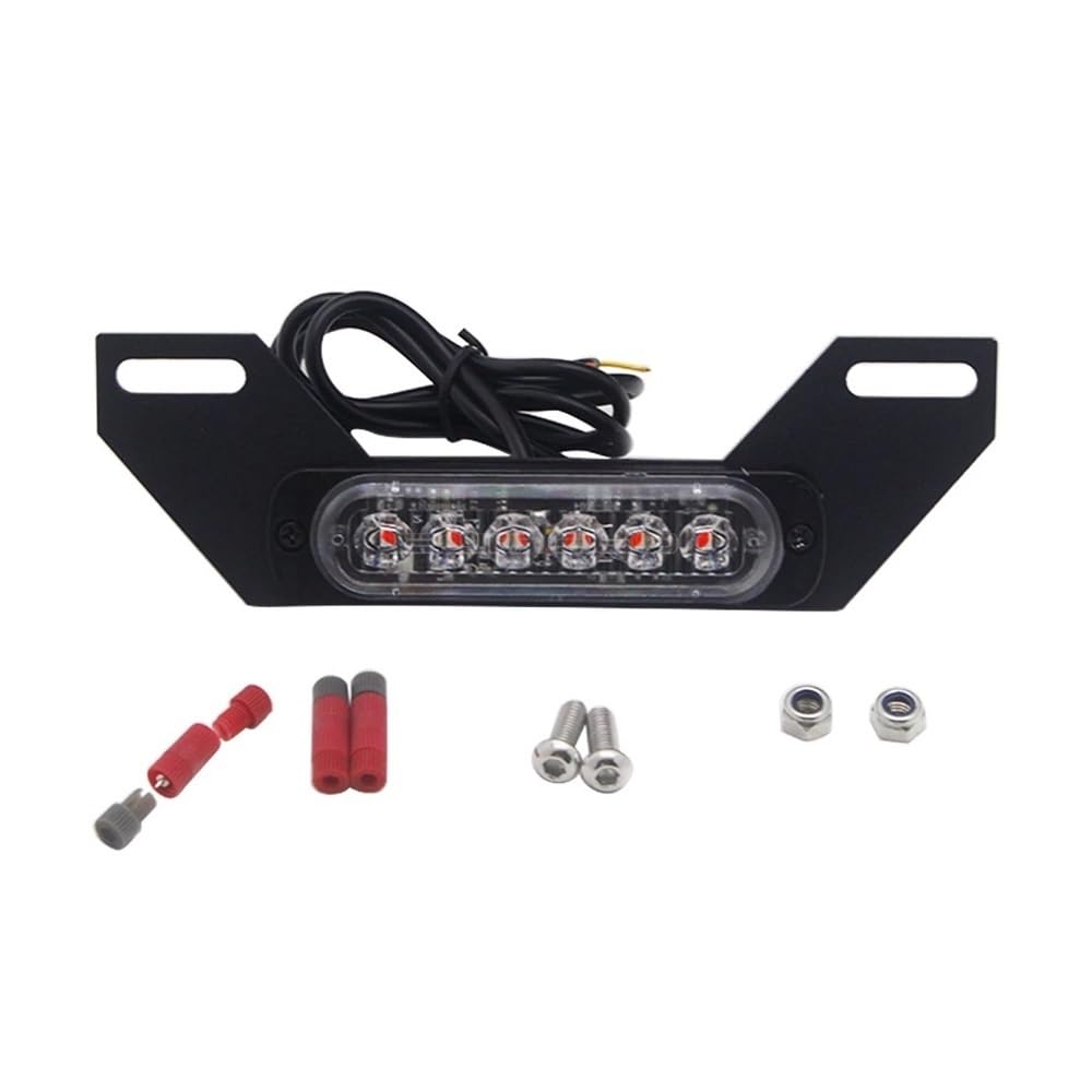 Moto Faro Posteriore Lampada Posteriore Per Freno A Luce Targa A LED Per Stop Per Patente Motociclistica Universale
