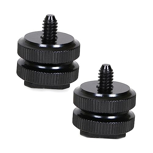 Soporte adaptador de zapata caliente de 12 piezas para flashes de cámara y accesorios de montaje 7