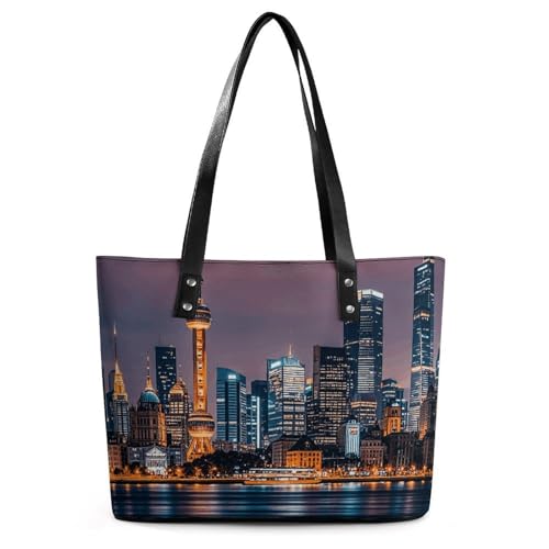 Sac à main en cuir pour femme grand format voyage et sport chic