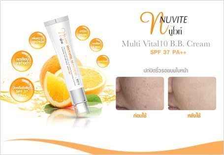 Nuvite Multi Vital10 B.B. Cream 35g.(Honest Succeed)