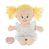 Love, Stella Soft Baby Doll for 1 + Year Old by Manhattan Toy - Peach with Blonde Pigtails