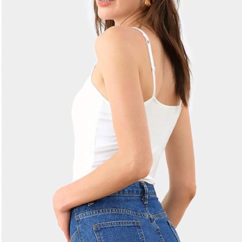 Image of NEWITIN 4 Pack Spaghetti Strap Camisole Top Adjustable Strap Tank Top for Women
