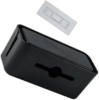 POPETPOP ケーブル収納ボックス 製 大容量 電源コード 収納 ケーブル整理 ソケット付きデスク周り スッキリ整理 家 オフィス用