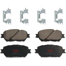 TRW TPC0908 Disc Brake Pad Set for Toyota Camry 2002-2006 وتطبيقات أخرى Front، Black