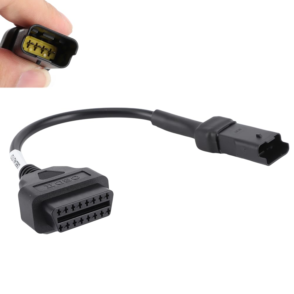 Nuovo OBD2 Da 16pin A 4 Pin Per Ducati Moto 4 Pin Porta Maschio A Femmina 16 Presa Ago Adattatore OBD Per Scanner Diagnistico Auto - Foto 7