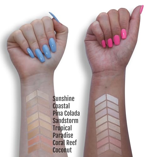 BaeBlu Organic Concealer, FULL Coverage Cover Up, 100% Natural, Made in USA, Paradise