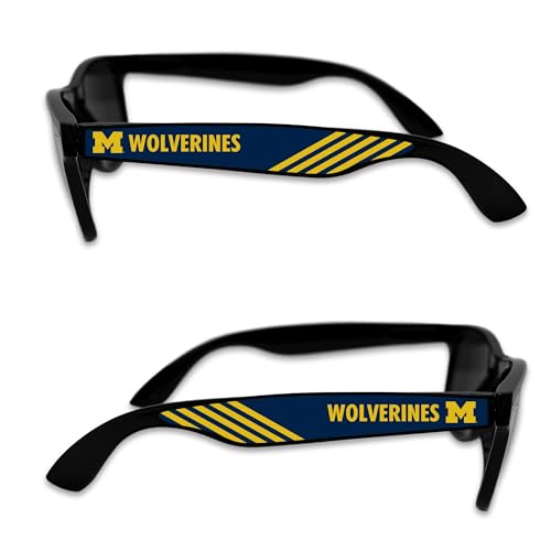Jenkins Wolverines Sunglasses with Block M Logo UV400