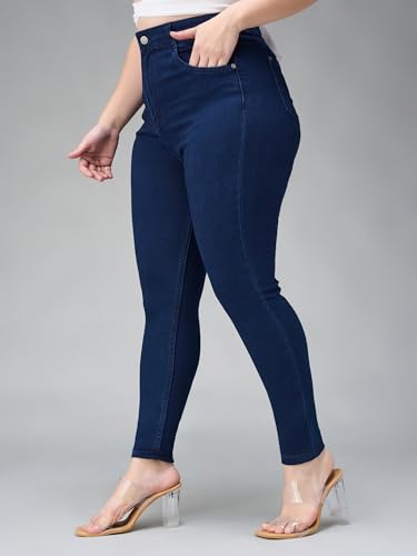 Image of Miss Chase A+ Women's Bootcut High Rise Regular Length Stretchable Denim Jeans