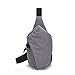 Produktbild FANDARE Sling Bag Rucksack Umhängetasche Brusttasche Messenger Bag Schultertasche Reisen Wandern Daypack Crossbody Bag Chest Pack Outdoor Sports Reisetasche Polyester Grau
