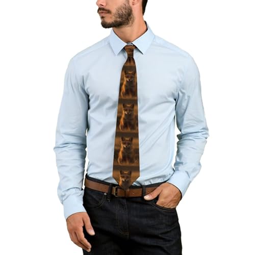 Corbata para hombre con pañuelo a cuadros formales miniatura 5