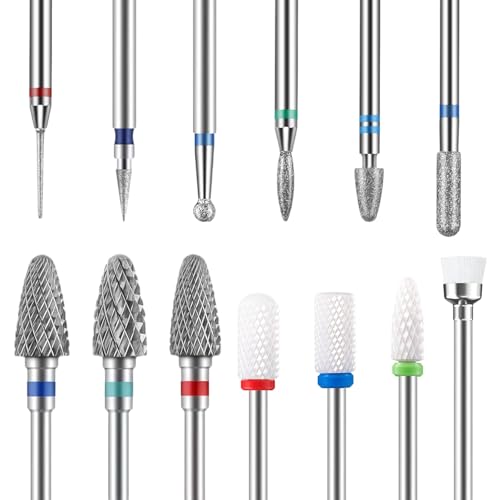 Flintronic Lot de 13 Forets à Ongles, 3/32